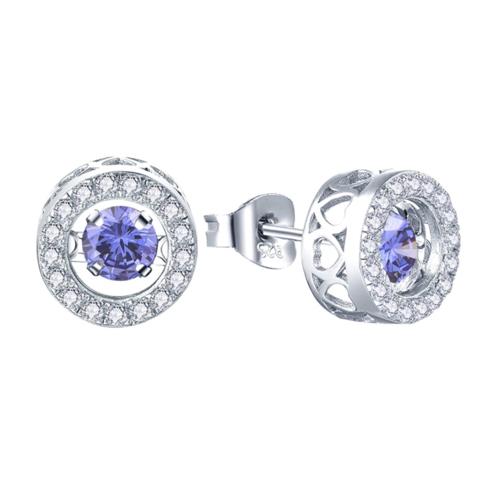 14k Dancing Precious Gemstone Earrings Fine Jewelry